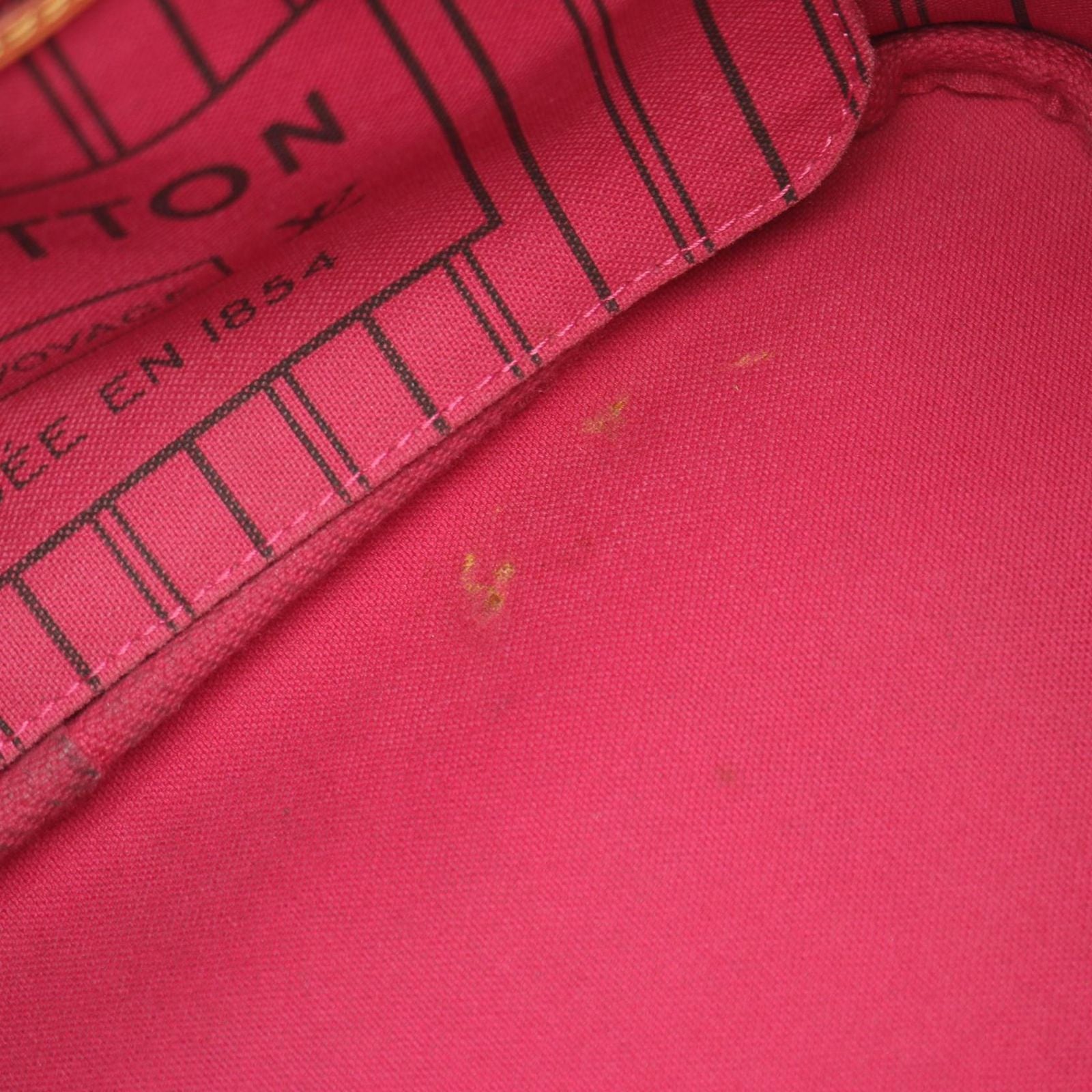 Louis Vuitton Tote Bag Neverfull PM M41245 Pivoine PVC Coated Canvas Leather