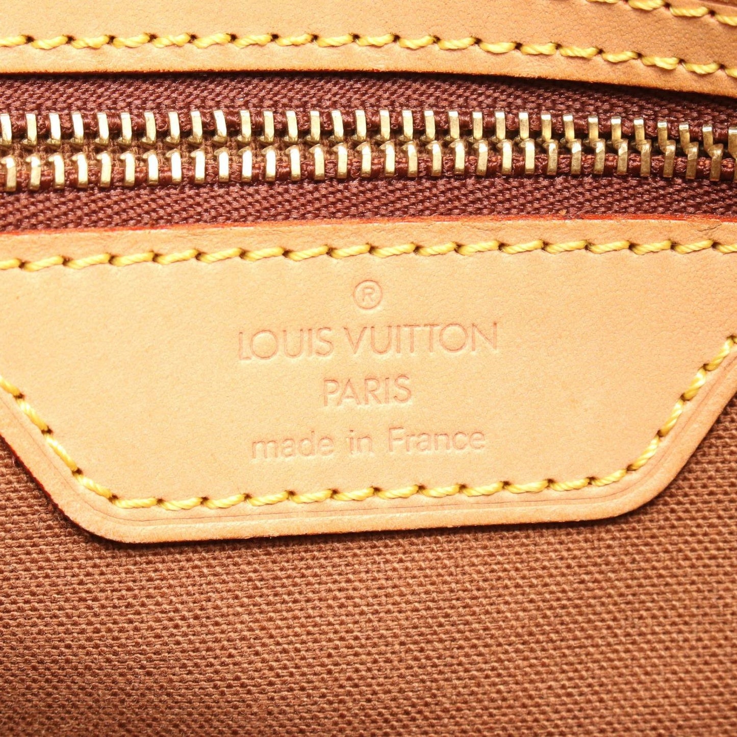 Louis Vuitton Tote Bag Kaba Mezzo Monogram M51151 PVC Coated Canvas Leather