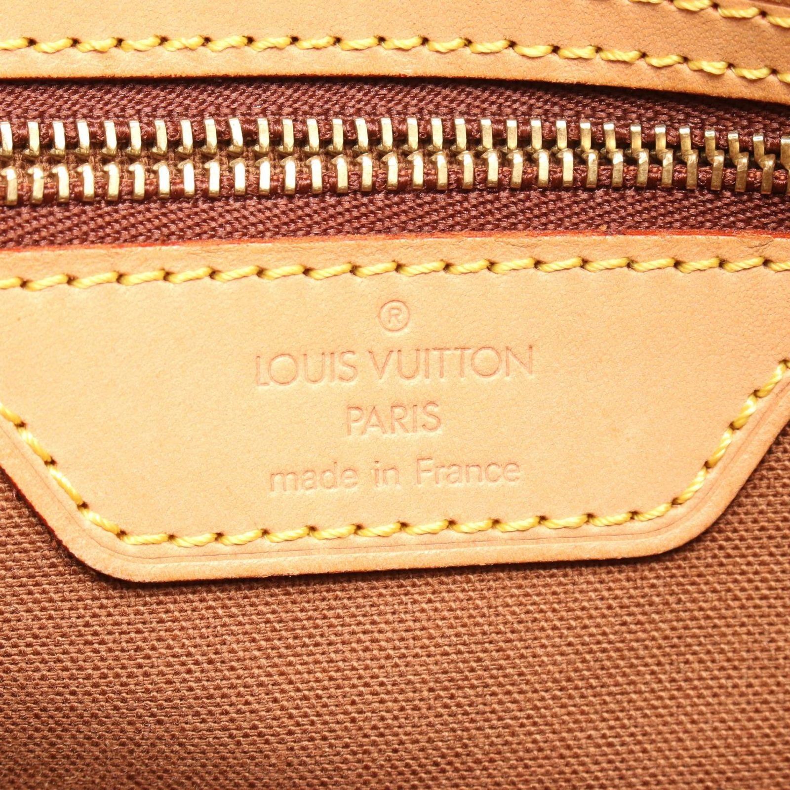 Louis Vuitton Tote Bag Kaba Mezzo Monogram M51151 PVC Coated Canvas Leather