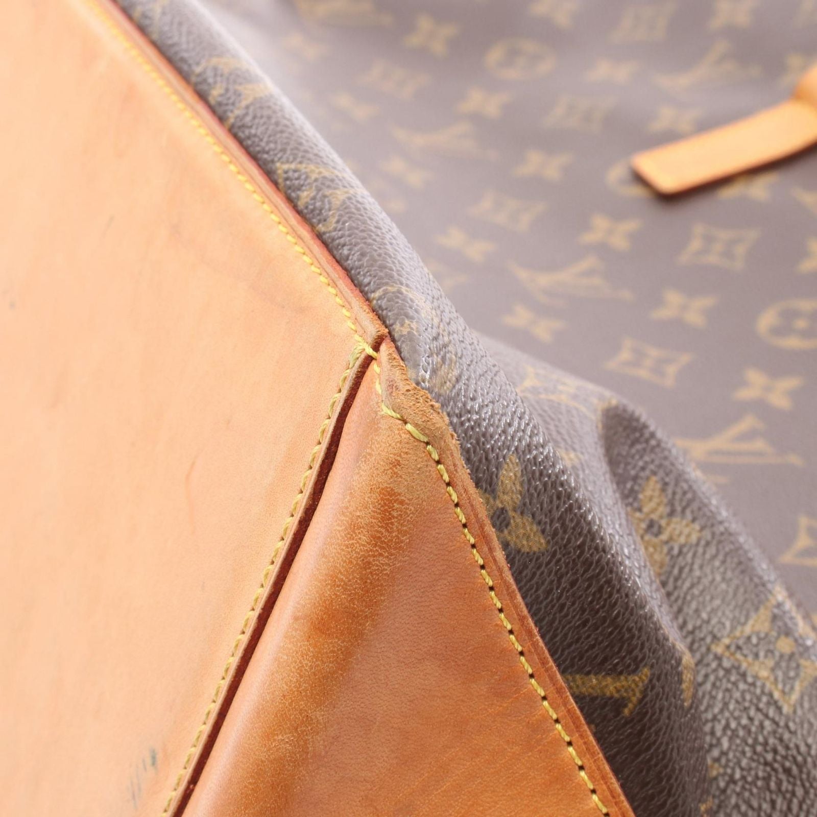 Louis Vuitton Tote Bag Kaba Mezzo Monogram M51151 PVC Coated Canvas Leather