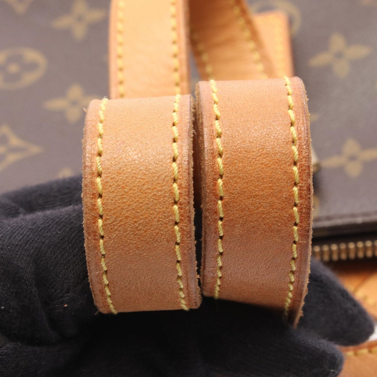 Louis Vuitton Tote Bag Kaba Mezzo Monogram M51151 PVC Coated Canvas Leather