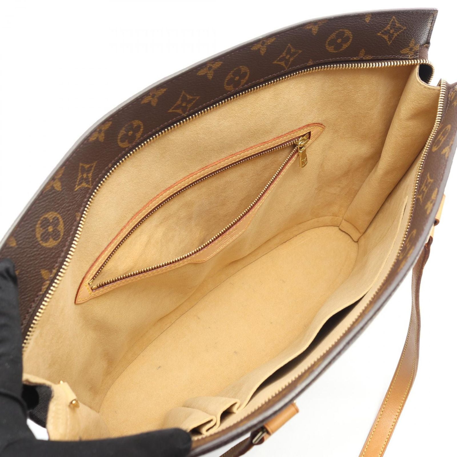 Louis Vuitton Shoulder Bag Babylon M51102 PVC Coated Canvas Leather Babylon