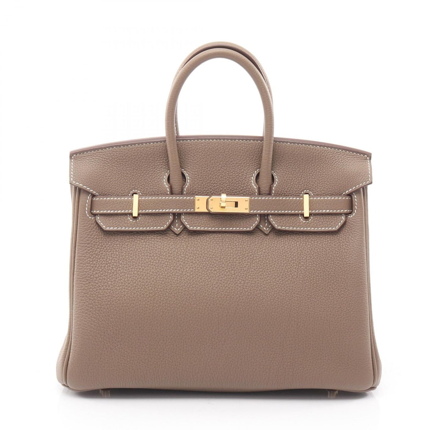 Hermes Handbag Birkin 25 Etoupe Leather Birkin 25 Etoupe Women's a