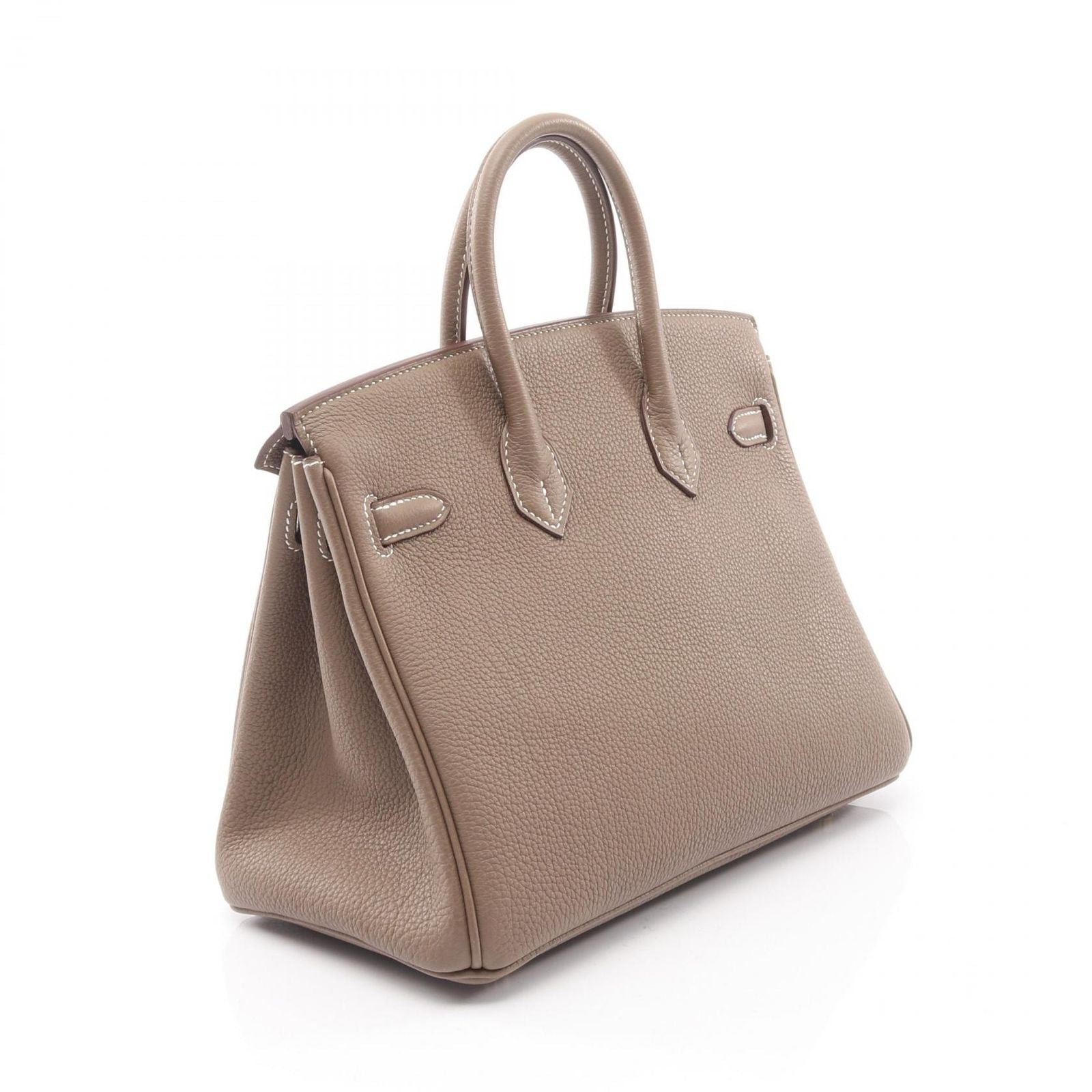 Hermes Handbag Birkin 25 Etoupe Leather Birkin 25 Etoupe Women's a