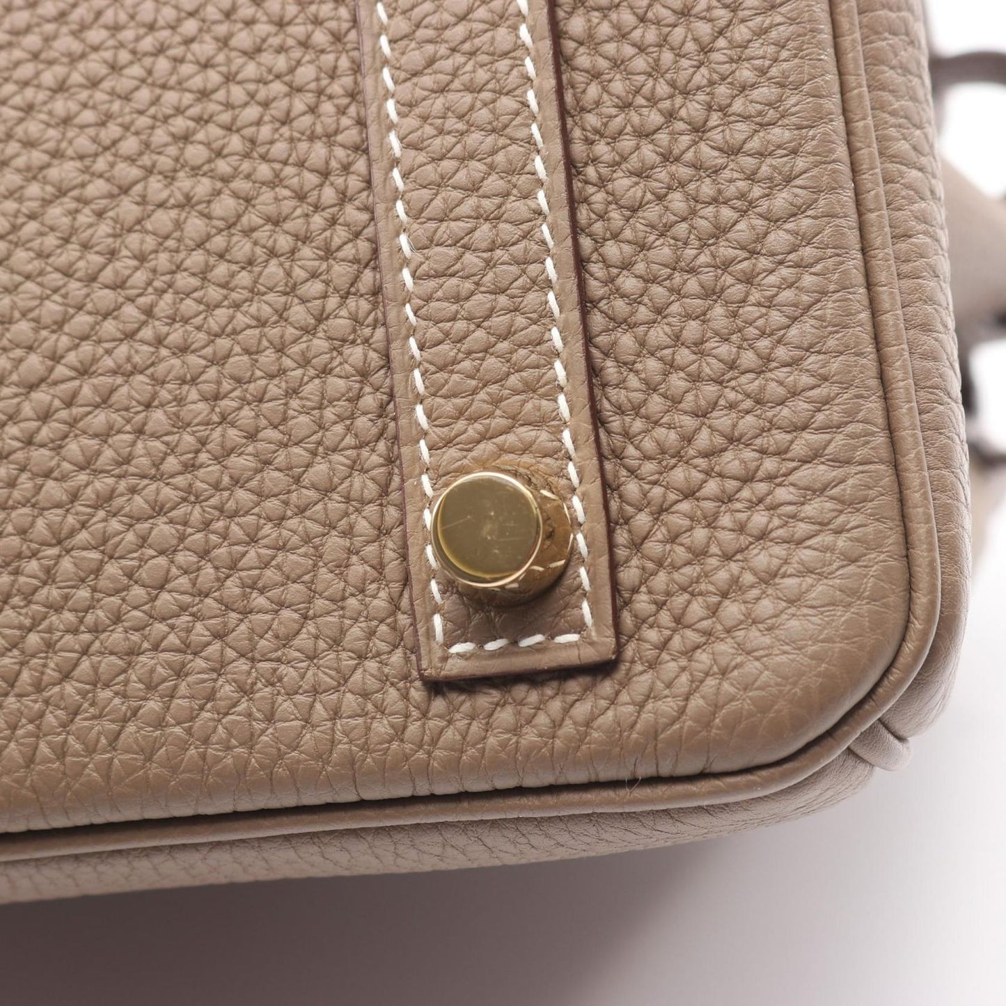 Hermes Handbag Birkin 25 Etoupe Leather Birkin 25 Etoupe Women's a