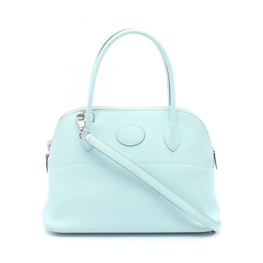Hermes Handbag Bolide 27 Blue Zephyr Blue Zephyr Leather Bolide 27 Blue Zephyr