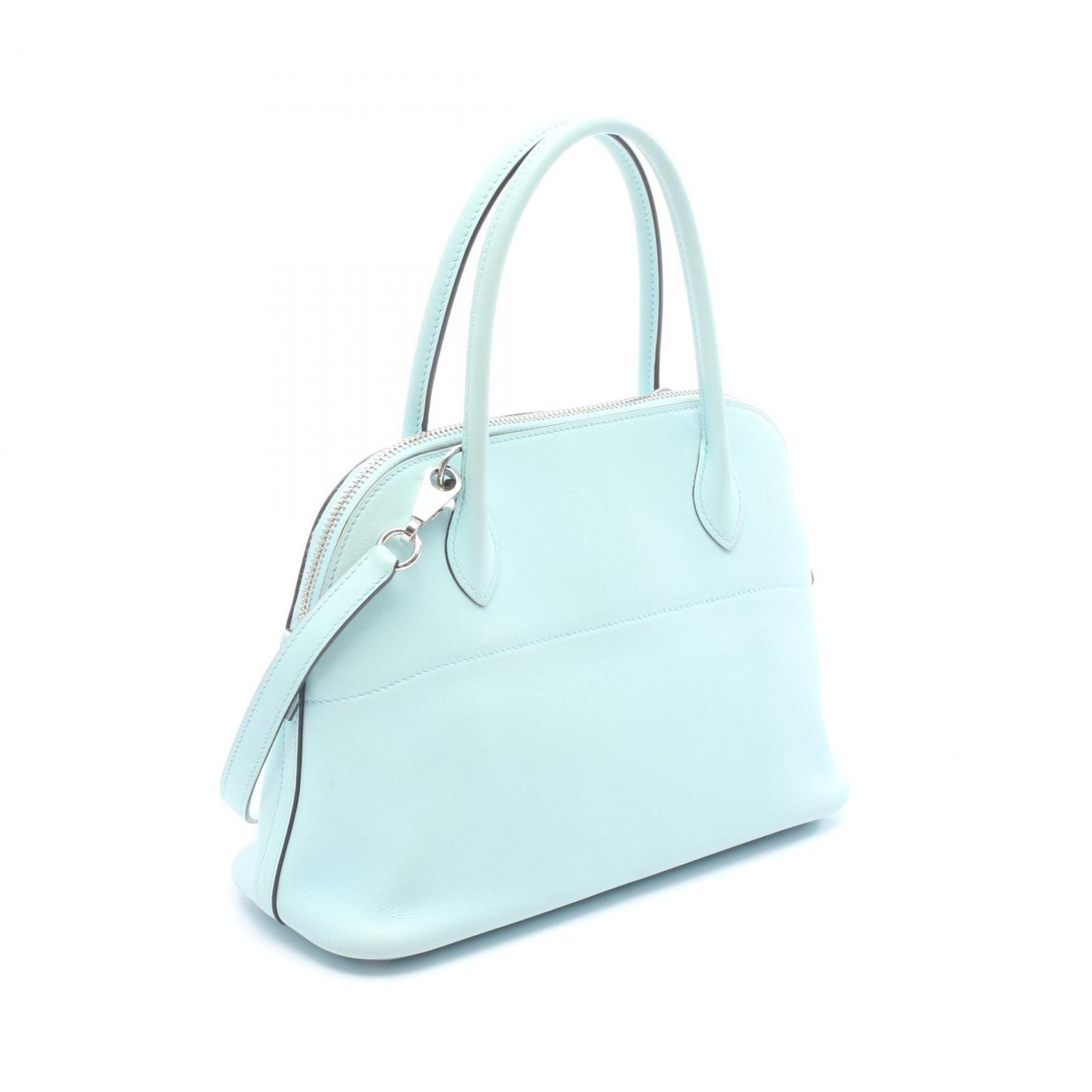 Hermes Handbag Bolide 27 Blue Zephyr Blue Zephyr Leather Bolide 27 Blue Zephyr