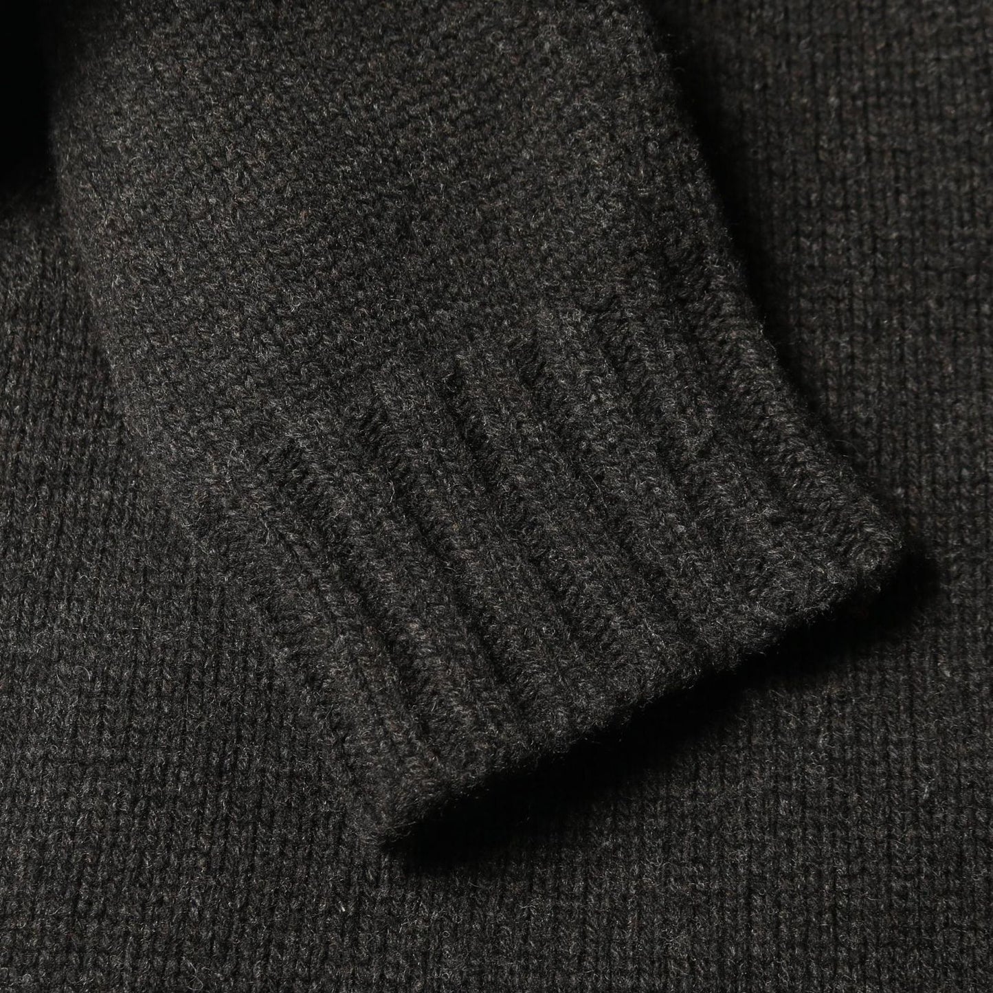 Hermes Blouson Knit Jacket Wool Leather Nutria Coat Men's a