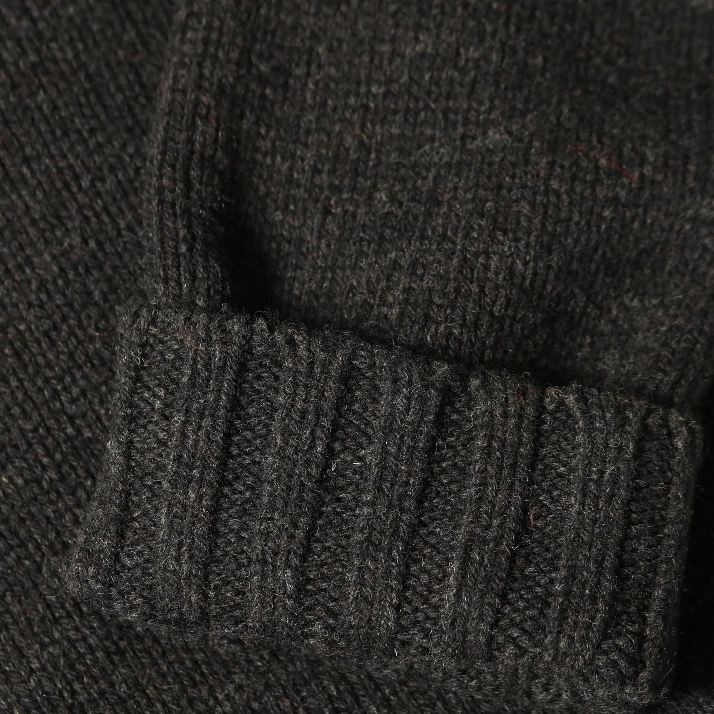 Hermes Blouson Knit Jacket Wool Leather Nutria Coat Men's a