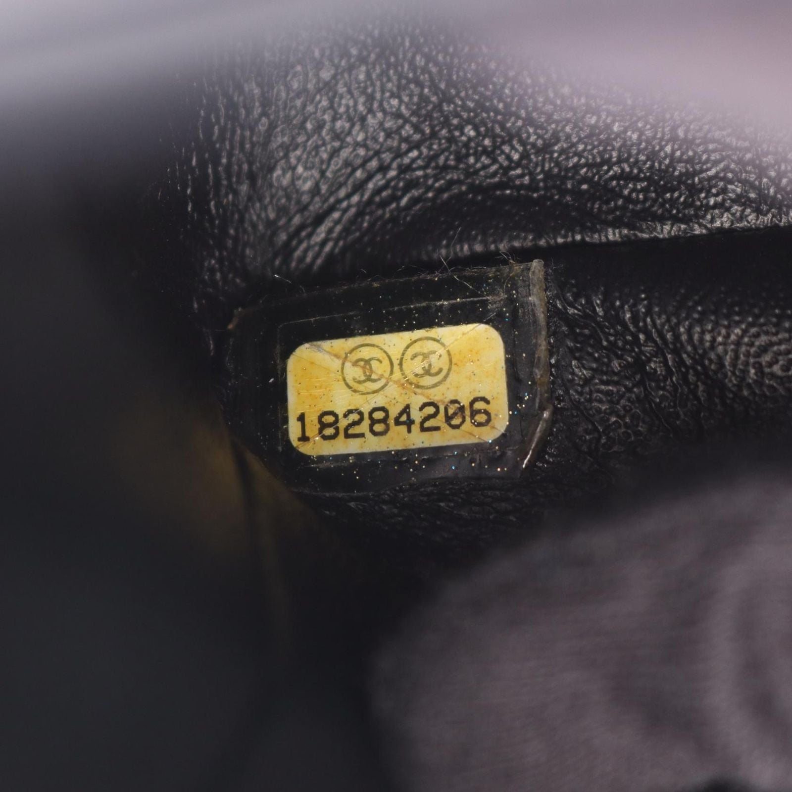 Chanel Shoulder Bag Matelasse W Flap Black Patent Leather Matelasse Double Flap