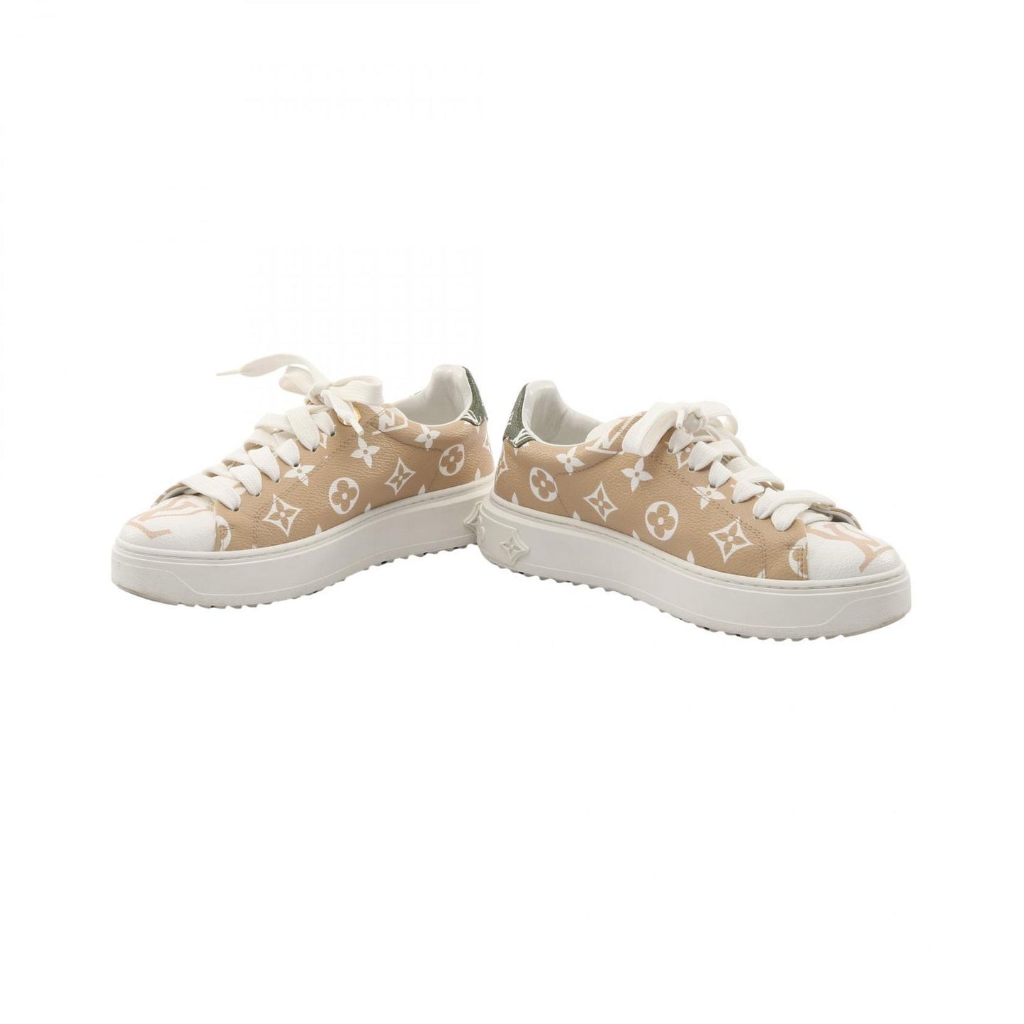 Louis Vuitton Sneakers Time Out Line Monogram 1a58ab PVC Coated Canvas Sneakers