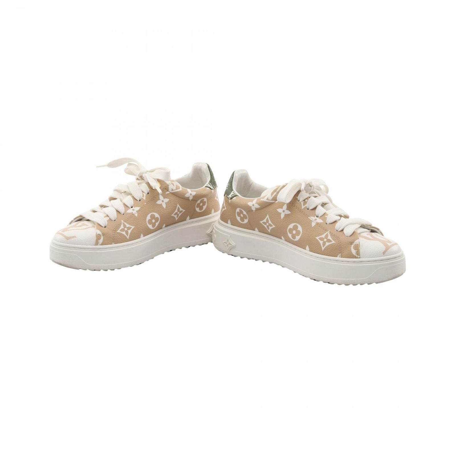 Louis Vuitton Sneakers Time Out Line Monogram 1a58ab PVC Coated Canvas Sneakers