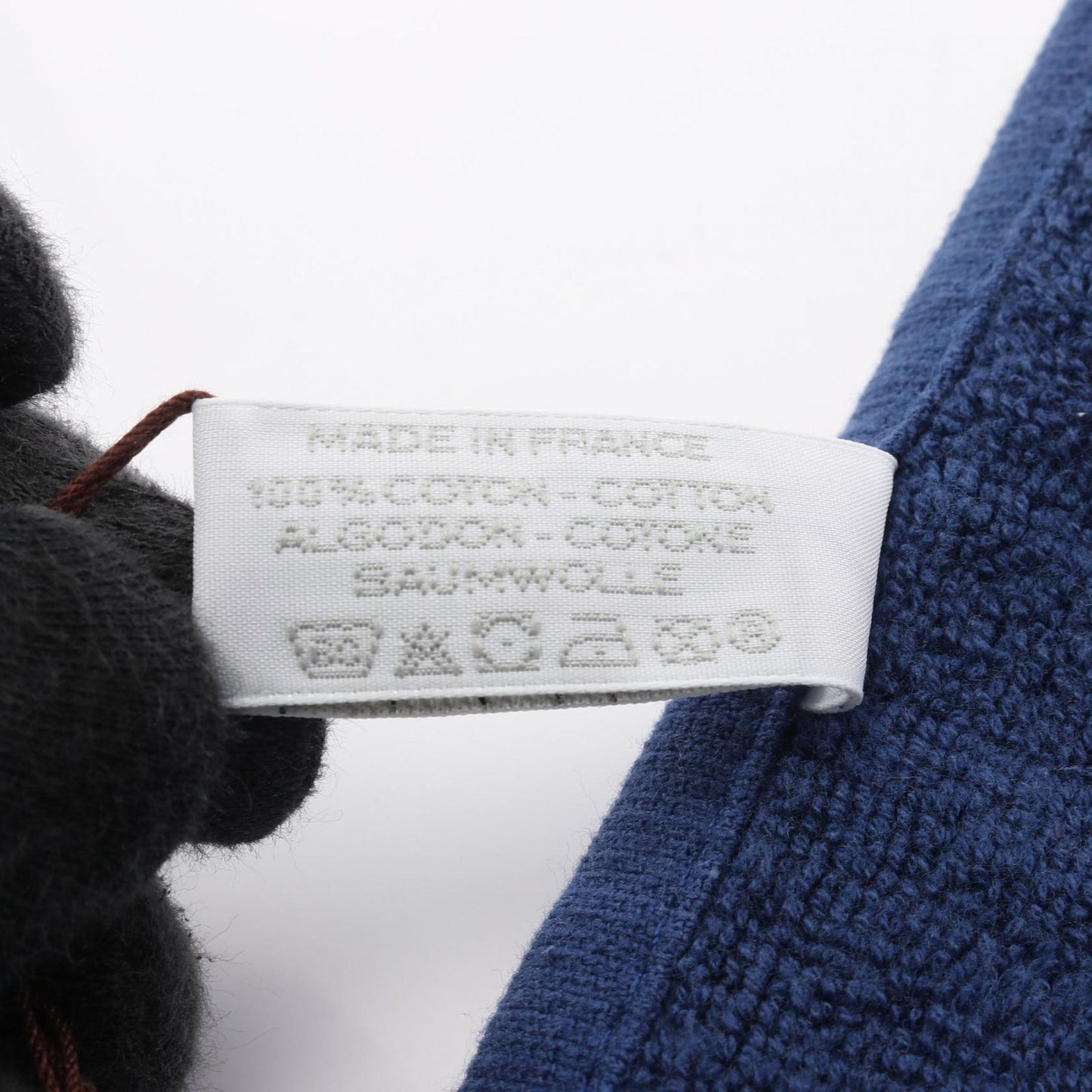 Hermes Towel Kare Towel Stairs Hand Navy Other Kare Towel Stairs Ladies