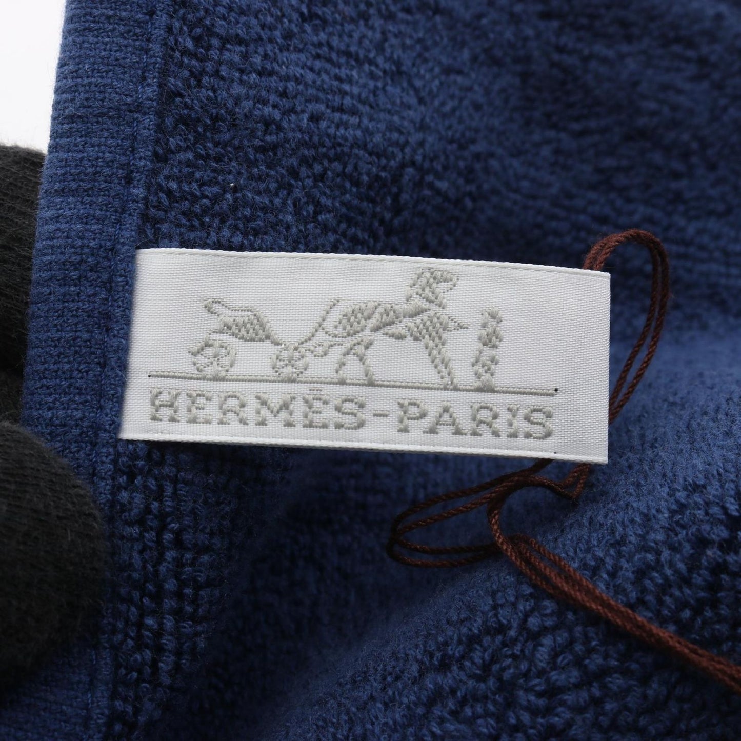 Hermes Towel Kare Towel Stairs Hand Navy Other Kare Towel Stairs Ladies