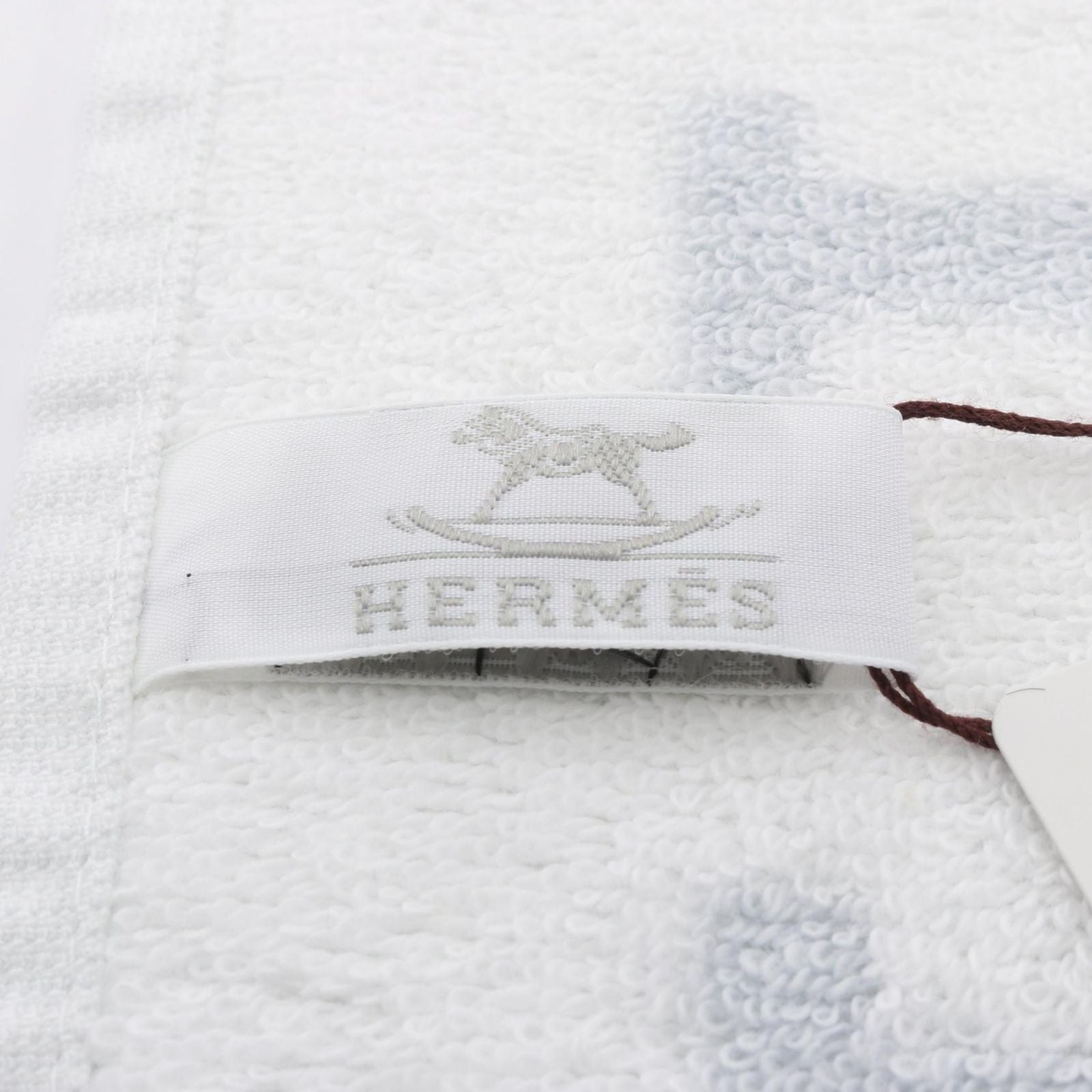 Hermes Towel Carre Towel Avalon Blue Glacier Blue Other Carre Towel