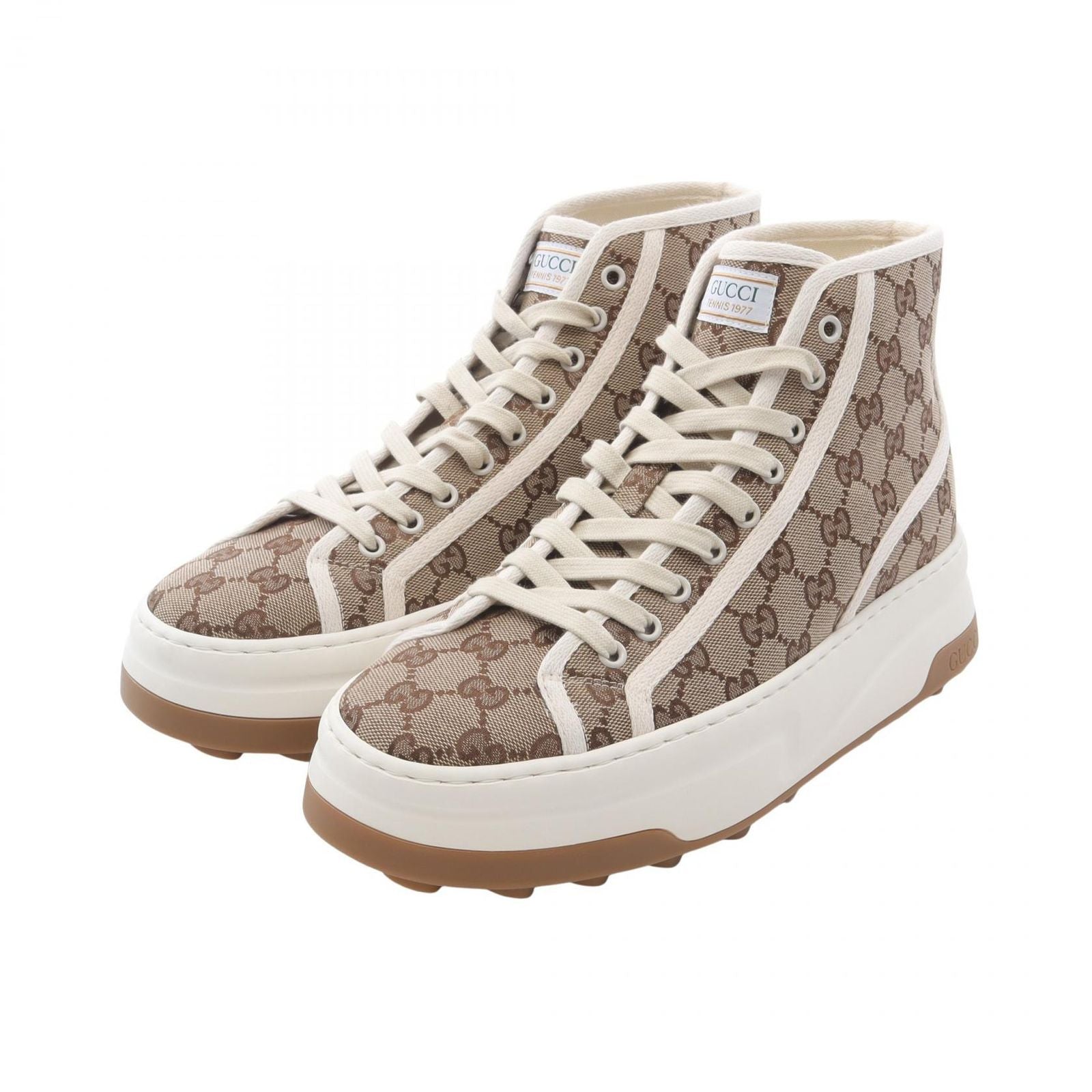 Gucci Sneakers Gucci Tennis 1977 GG Canvas Sneakers Men's Unused