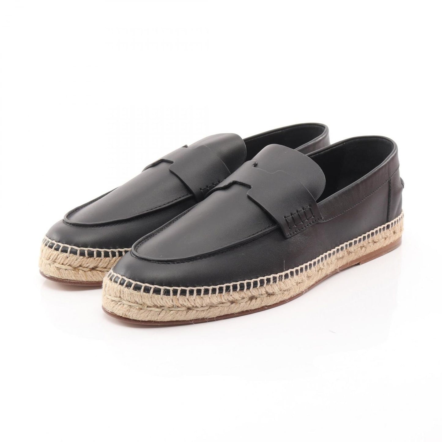 Hermes Slip-on Trip Leather Espadrilles Men's Unused