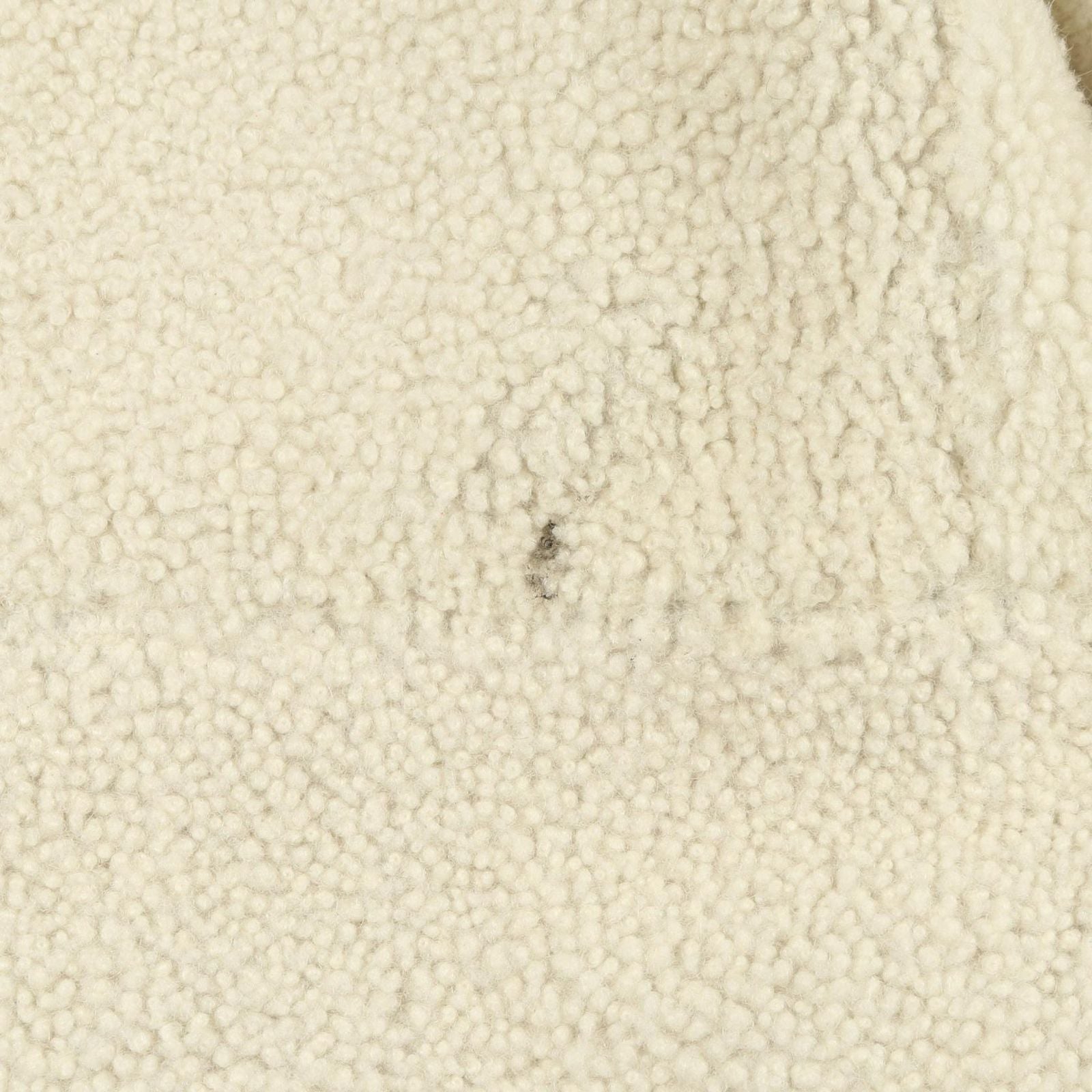 Hermes Vest Gilet Gray Beige Leather Mouton Vest Gray Beige Men's B