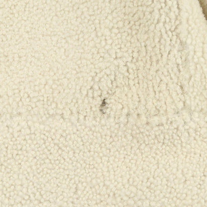 Hermes Vest Gilet Gray Beige Leather Mouton Vest Gray Beige Men's B