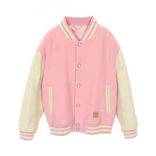 Louis Vuitton Stadium Jean Signature Leather Varsity Jacket Wool Cashmere