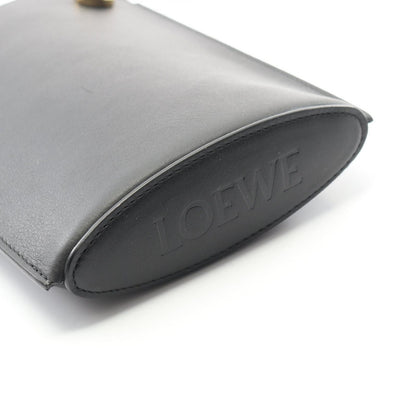 Loewe Shoulder Bag Pebble Dice Pocket Cpbpr12x021100 Black Leather Pebble Dice