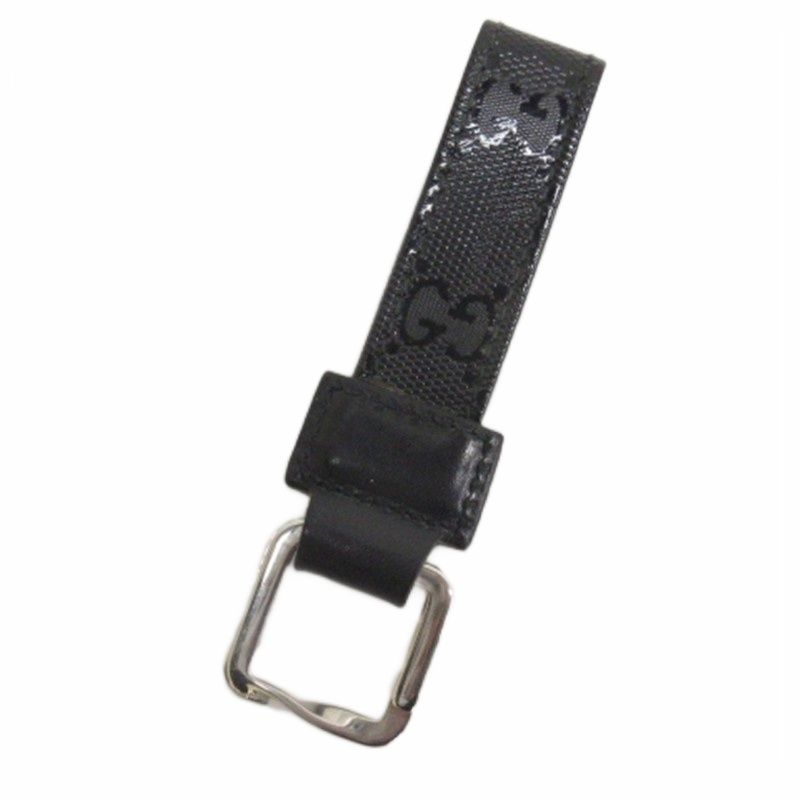 Gucci GG Key Holder Key Strap Black