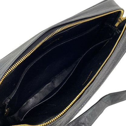 Chanel Shoulder Bag - Black Gold Hardware Coco Ball