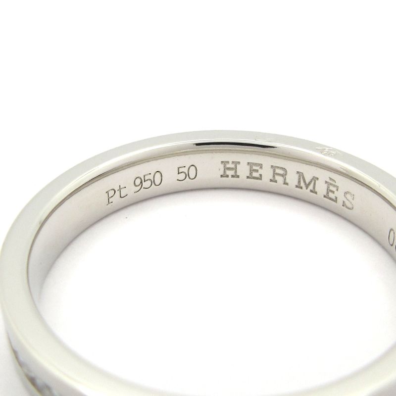 Hermes Ring 50 Empreinte Pt950×diamond