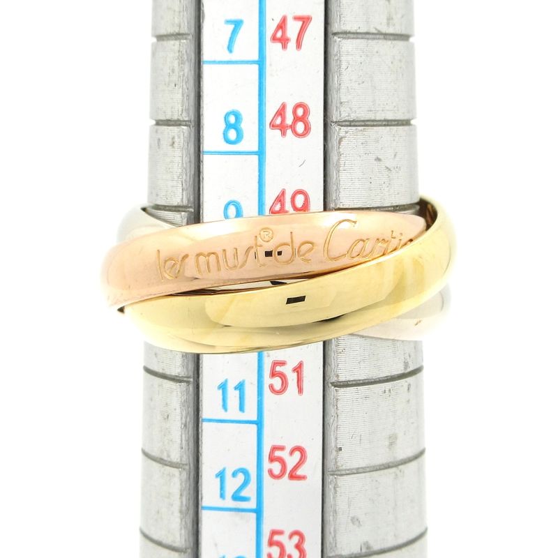 Cartier Ring 50 Trinity 18k Three Color