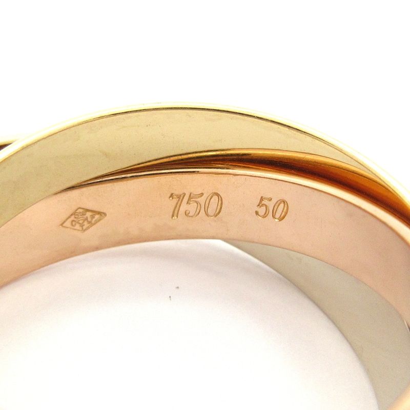 Cartier Ring 50 Trinity 18k Three Color