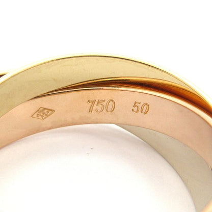 Cartier Ring 50 Trinity 18k Three Color
