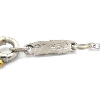 Tiffany & Co Necklace Dots Cross Pt950 X Diamond 4p Diamond Cross