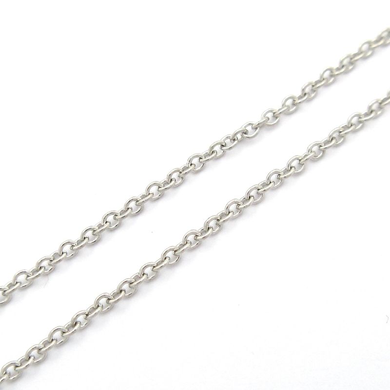 Tiffany & Co Necklace Dots Cross Pt950 X Diamond 4p Diamond Cross