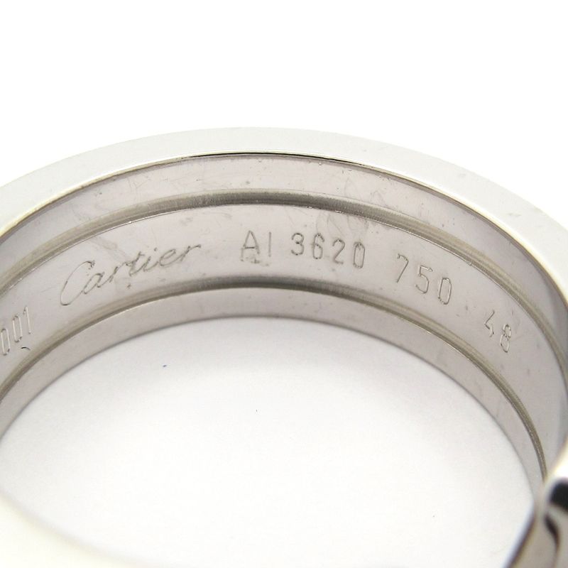 Cartier Ring 48 2c 18k White Gold×diamond