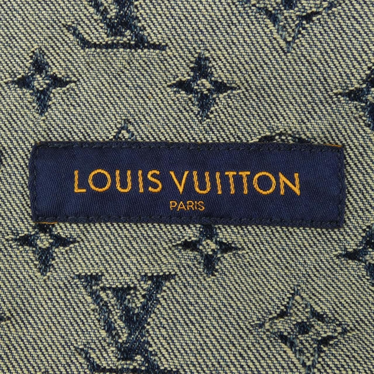 Louis Vuitton Giant Damier Wave Monogram Nigo Hja10wuzc Denim Jacket