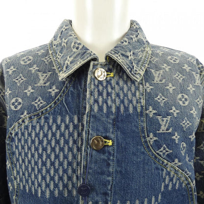 Louis Vuitton Giant Damier Wave Monogram Nigo Hja10wuzc Denim Jacket