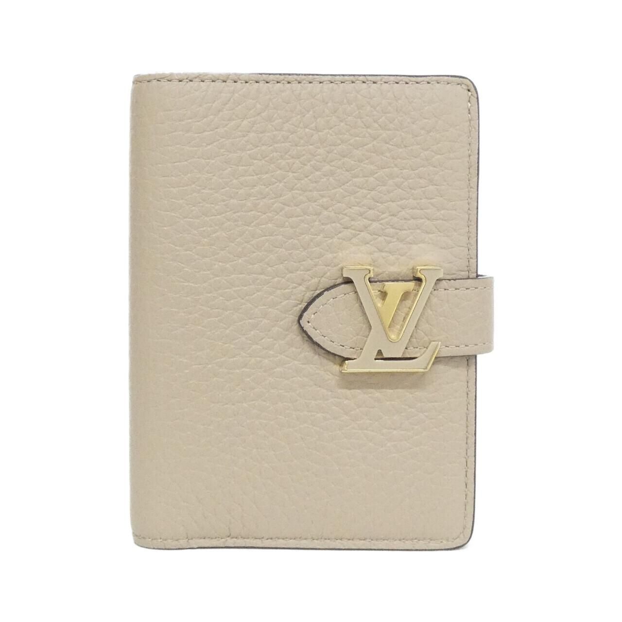 Louis Vuitton Taurillon LV Vertical Cp Wallet M82198 Wallet