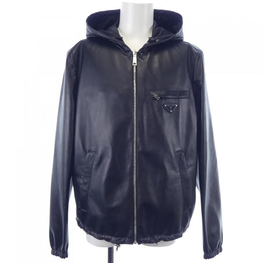 Prada Upw281 Leather Jacket