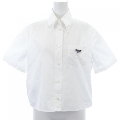 Prada Triangle Logo P419g S222 1xv2 S/s Shirt