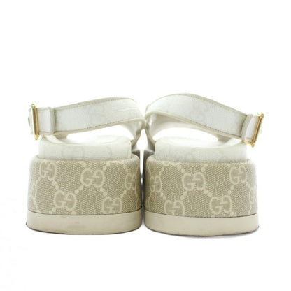 Gucci Sandals Platform GG Supreme Thick Sole Open Toe Strap 35 22cm (8.66in)