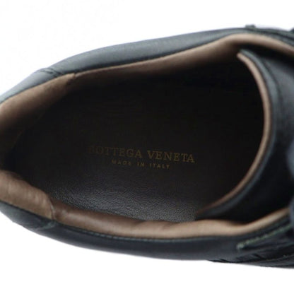 Bottega Veneta Intrecciato Low Cut Sneakers Shoes Leather Logo Black • Gy19 Mq