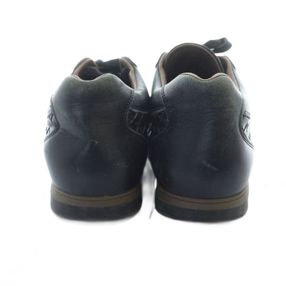 Bottega Veneta Intrecciato Low Cut Sneakers Shoes Leather Logo Black • Gy19 Mq