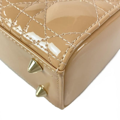 Dior Christian Dior Handbag Lady Dior Small M0531owcb_49p Pink Beige Leather