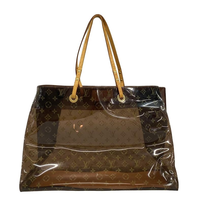 Louis Vuitton Tote Bag Monogram Vinyl Cabas/cruise M50500 Brown Leather