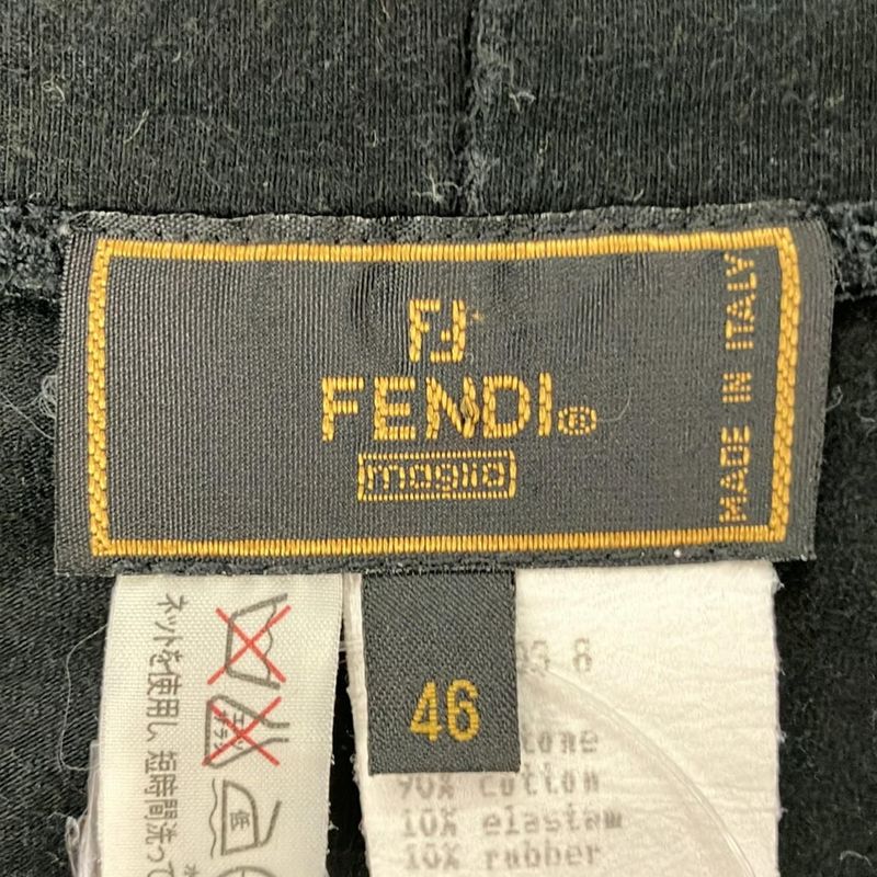 Fendi Long Sleeve Cut and Sewn Size 46 L Women's - Black Turtleneck