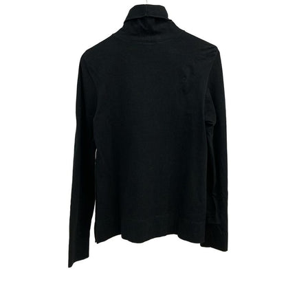 Fendi Long Sleeve Cut and Sewn Size 46 L Women's - Black Turtleneck