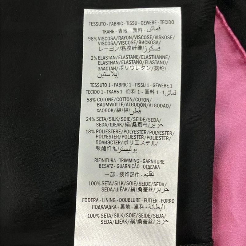 Gucci Dress Size 1 S Women's - 479499 X5r25 Black X Ivory X Pink