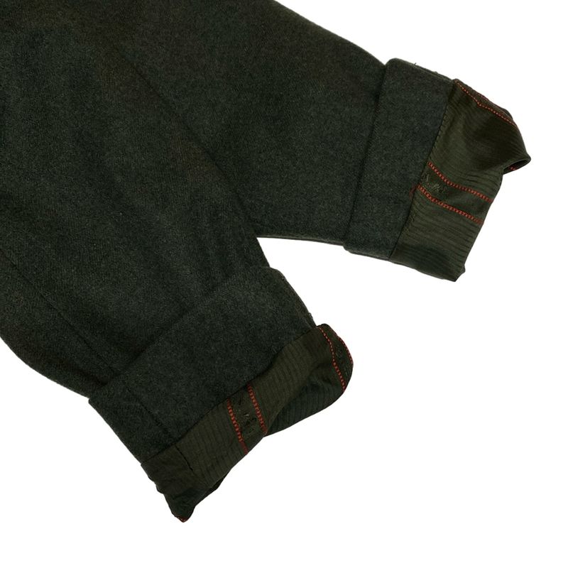 Hermes Skirt Setup Size 38 M Women's - Dark Green Wool Cashmere