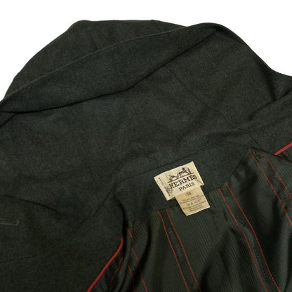 Hermes Skirt Setup Size 38 M Women's - Dark Green Wool Cashmere