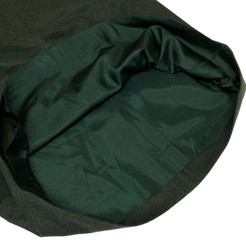 Hermes Skirt Setup Size 38 M Women's - Dark Green Wool Cashmere